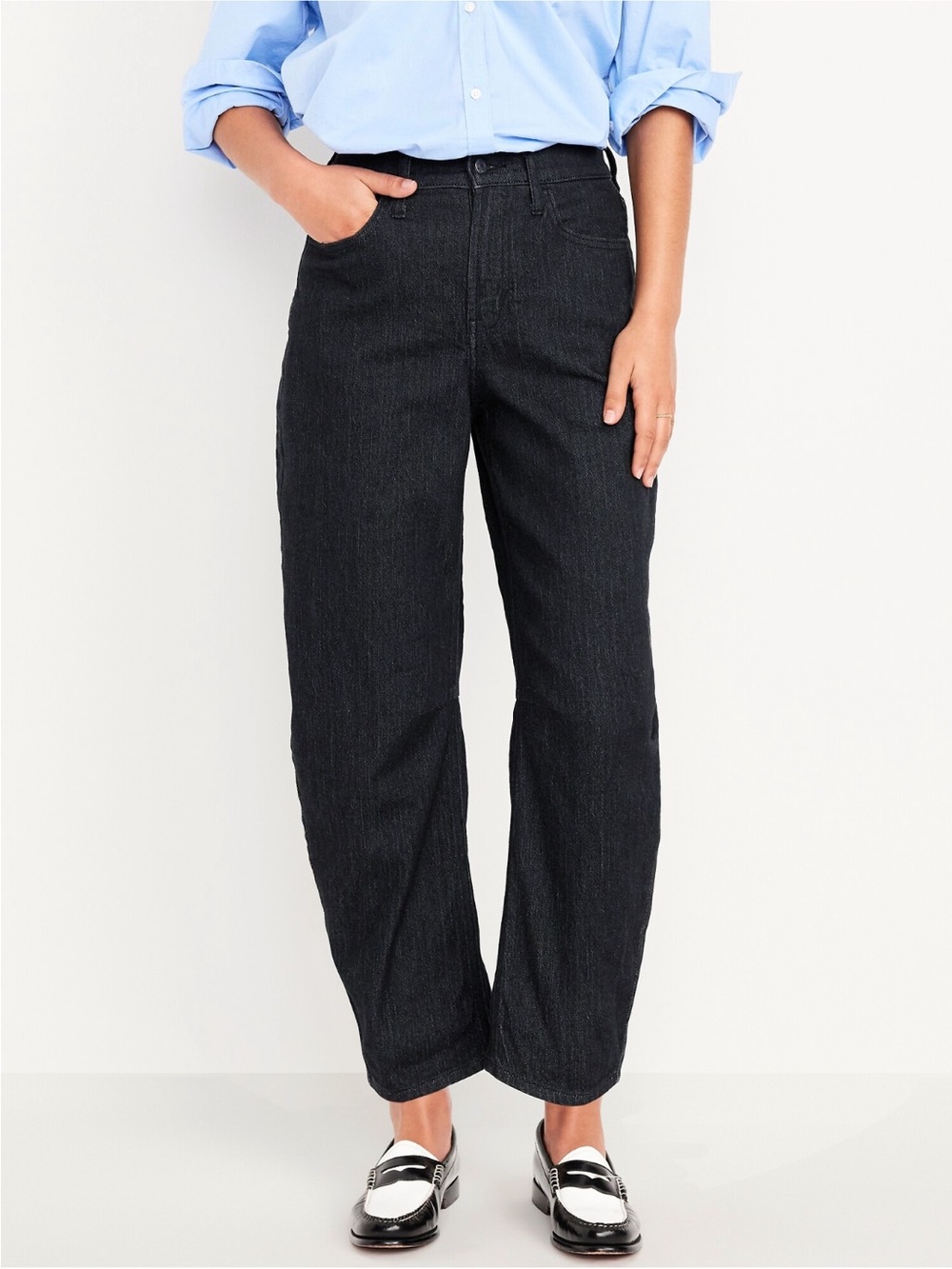 Old Navy Women’s High Rise Barrel Jeans size 6